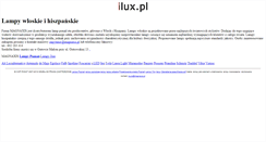 Desktop Screenshot of ilux.pl