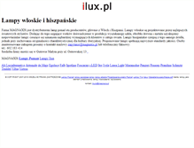 Tablet Screenshot of ilux.pl
